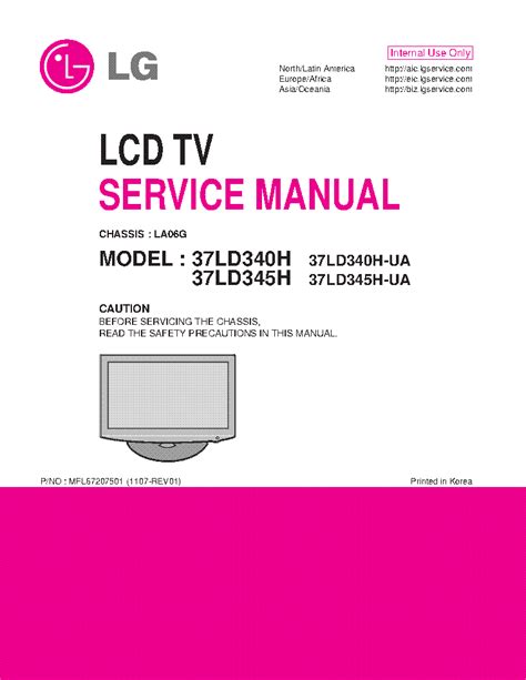 configuration chanel tv lg 37ld340h|User manual LG 37LD340H (English .